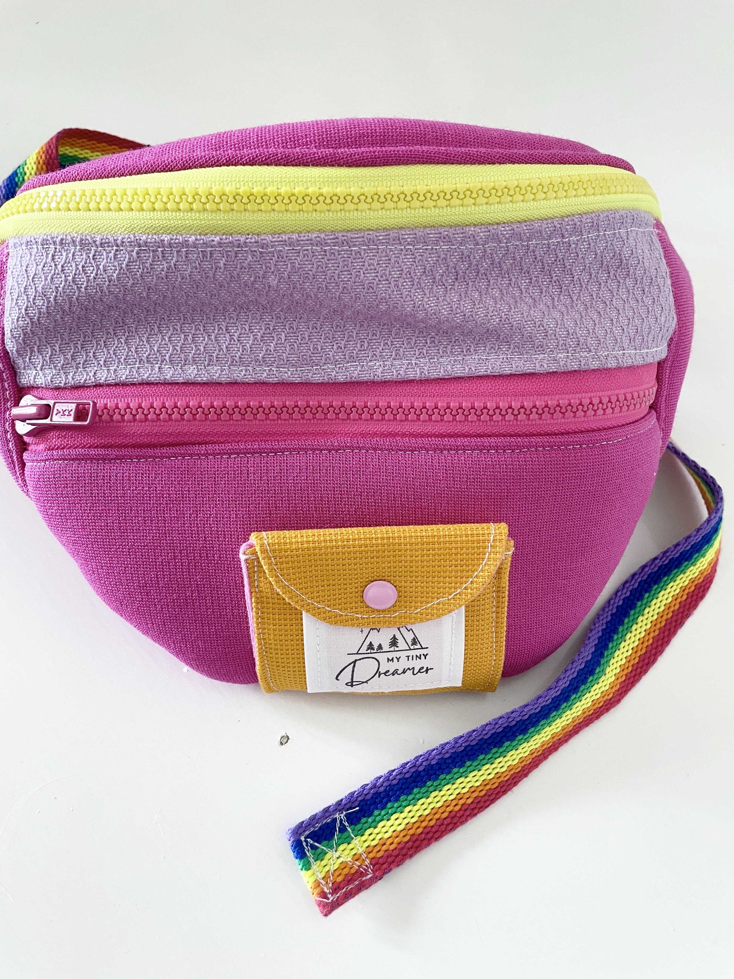 Bumbag - Pink, gul og lilla