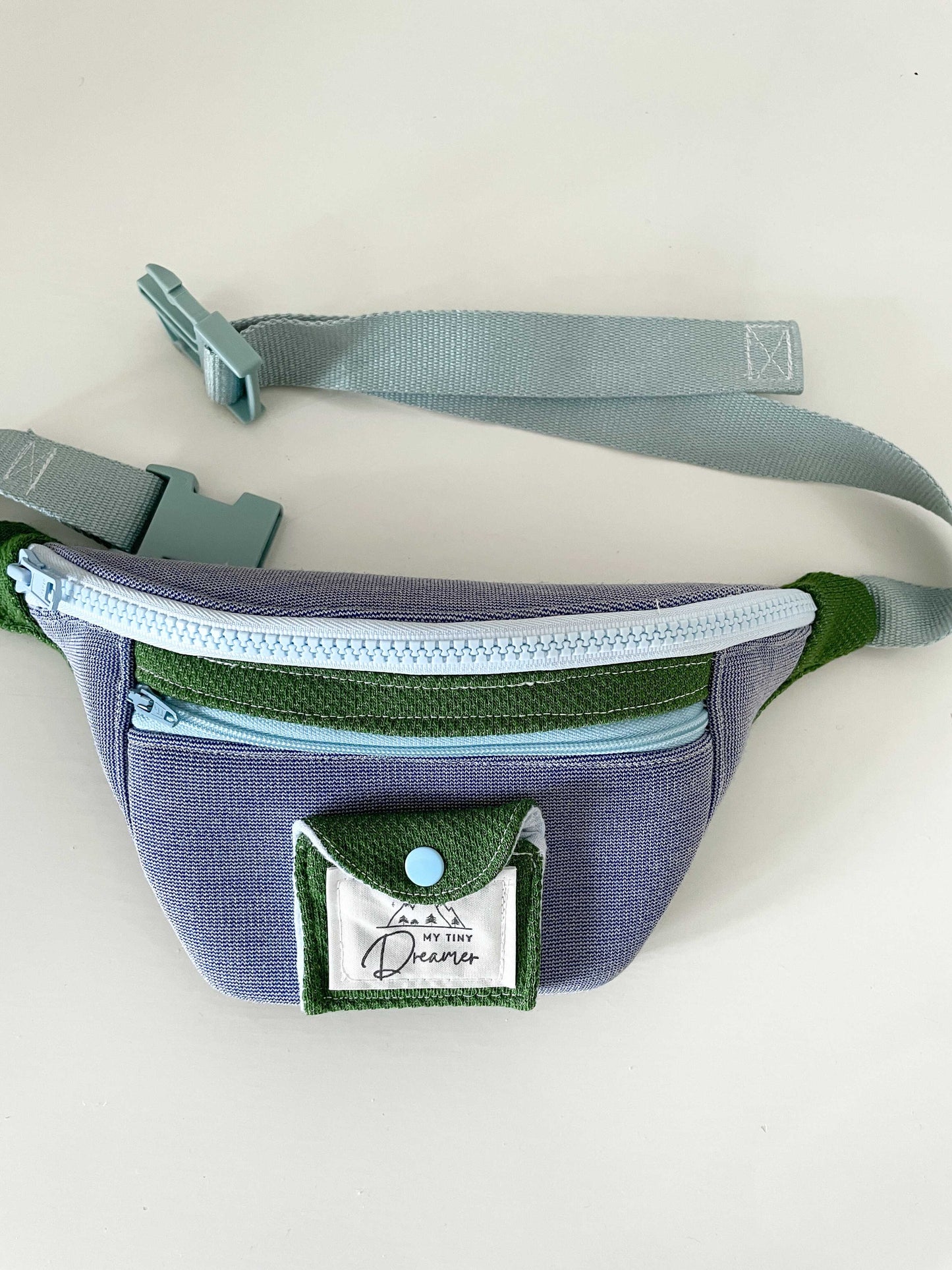 Bumbag Børn - Blå og grøn